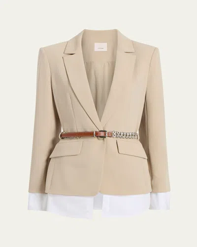 CINQ À SEPT VITTORIA LAYERED JACKET
