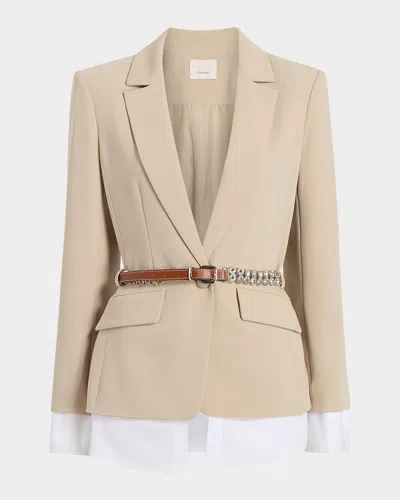 CINQ À SEPT VITTORIA LAYERED JACKET