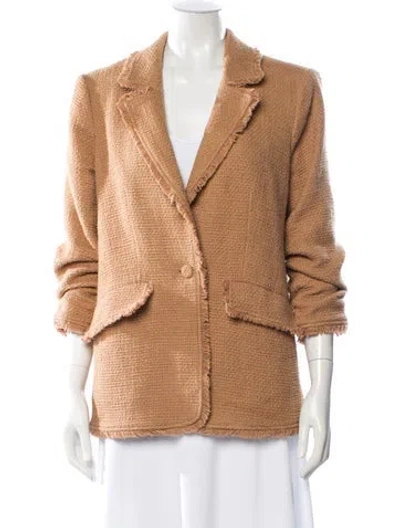 Pre-owned Cinq À Sept V-neck Sweater In Brown