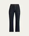 Cinq À Sept Wallace Ankle Flare Pants In Indigo
