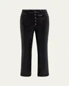 Cinq À Sept Wallace Faux Leather Bootcut Ankle Pants In Black