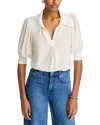 Cinq À Sept Cinq A Sept Weldon Collared Silk Blouse In Ivory