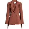 Cinq À Sept Cinq A Sept Cheyenne Blazer In Gold
