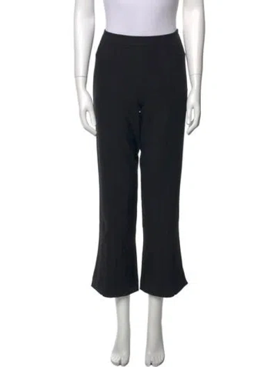 Pre-owned Cinq À Sept Wide Leg Pants In Black