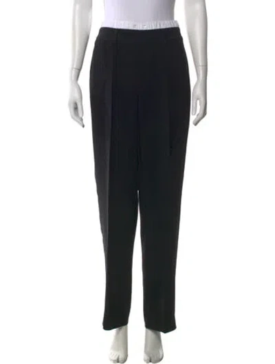 Pre-owned Cinq À Sept Wide Leg Pants In Black