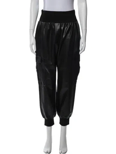 Pre-owned Cinq À Sept Wide Leg Pants In Black
