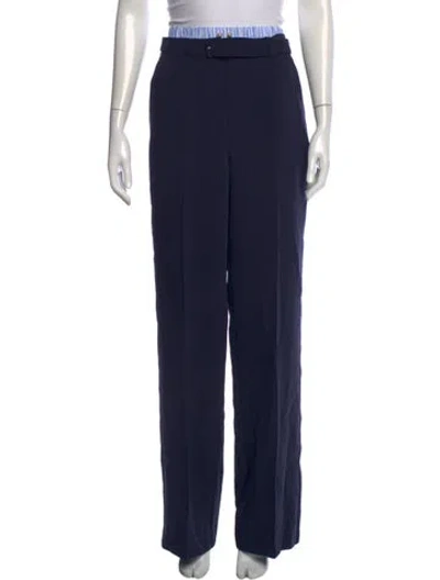 Pre-owned Cinq À Sept Wide Leg Pants In Black
