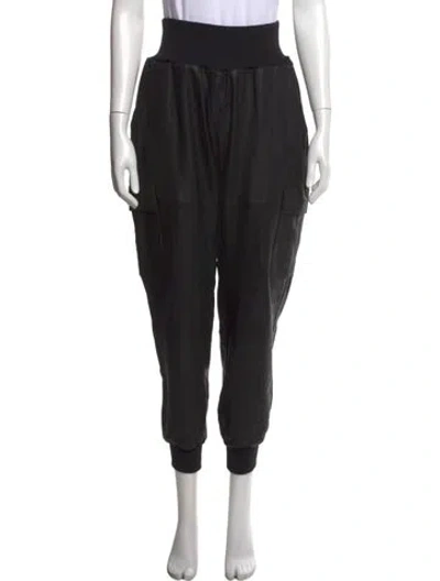 Pre-owned Cinq À Sept Wide Leg Pants In Black