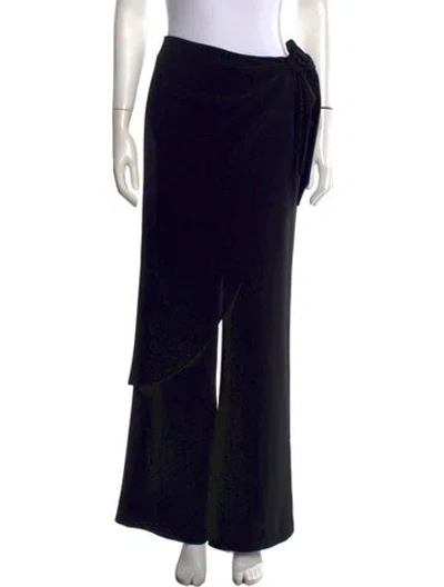 Pre-owned Cinq À Sept Wide Leg Pants In Black