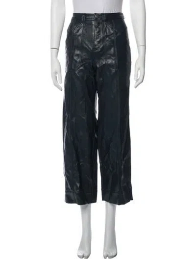 Pre-owned Cinq À Sept Wide Leg Pants In Black