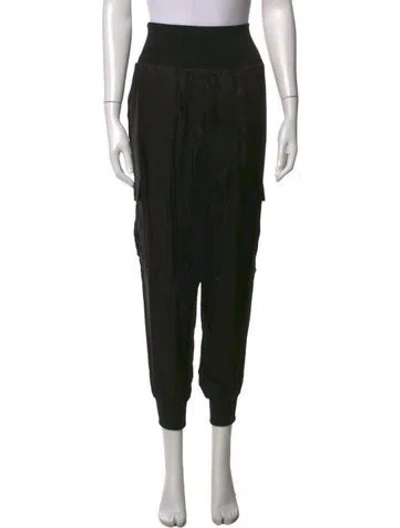 Pre-owned Cinq À Sept Wide Leg Pants In Black