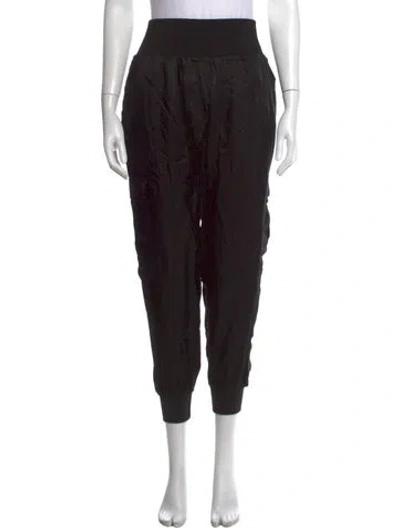 Pre-owned Cinq À Sept Wide Leg Pants In Black