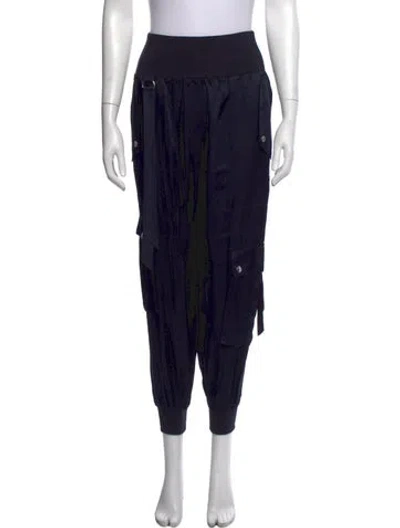 Pre-owned Cinq À Sept Wide Leg Pants In Black