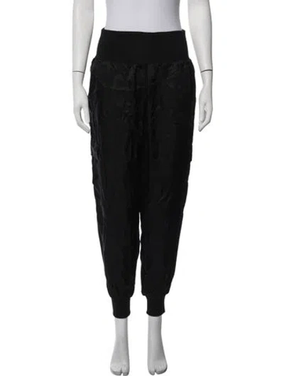 Pre-owned Cinq À Sept Wide Leg Pants In Black