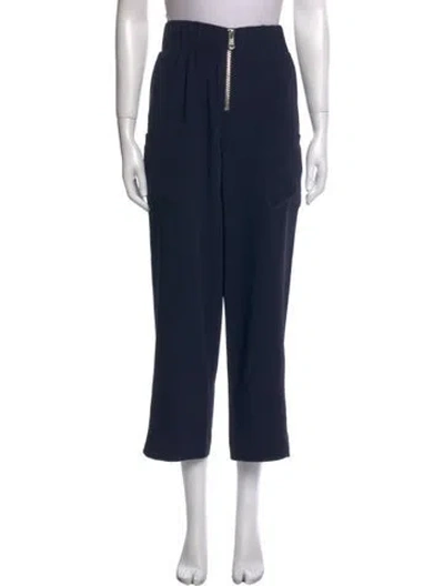 Pre-owned Cinq À Sept Wide Leg Pants In Blue