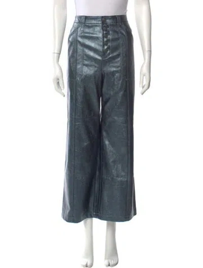 Pre-owned Cinq À Sept Wide Leg Pants In Blue