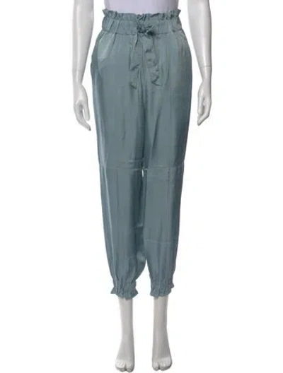 Pre-owned Cinq À Sept Wide Leg Pants In Blue