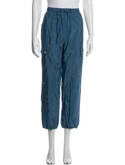 Pre-owned Cinq À Sept Wide Leg Pants In Blue