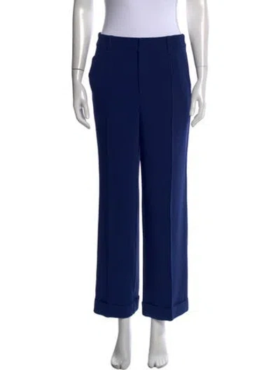 Pre-owned Cinq À Sept Wide Leg Pants In Blue
