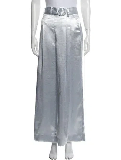 Pre-owned Cinq À Sept Wide Leg Pants In Blue