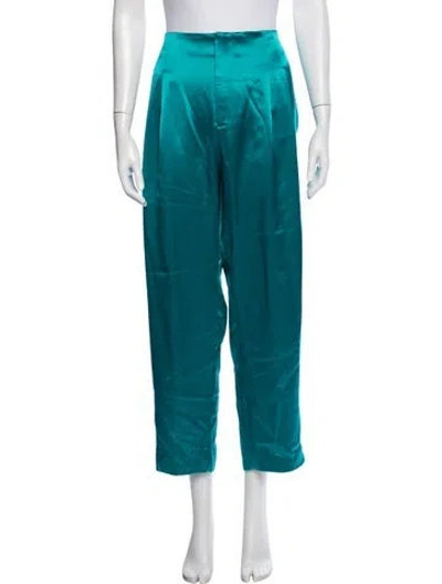 Pre-owned Cinq À Sept Wide Leg Pants In Blue/neutrals