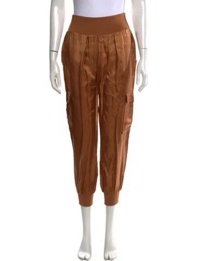 Pre-owned Cinq À Sept Wide Leg Pants In Brown