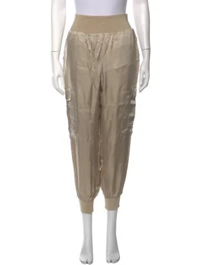 Pre-owned Cinq À Sept Wide Leg Pants In Brown