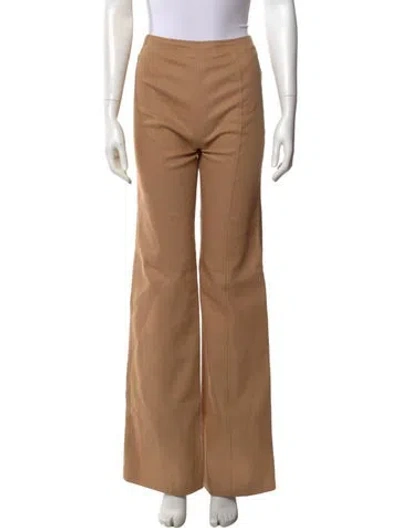 Pre-owned Cinq À Sept Wide Leg Pants In Neutral