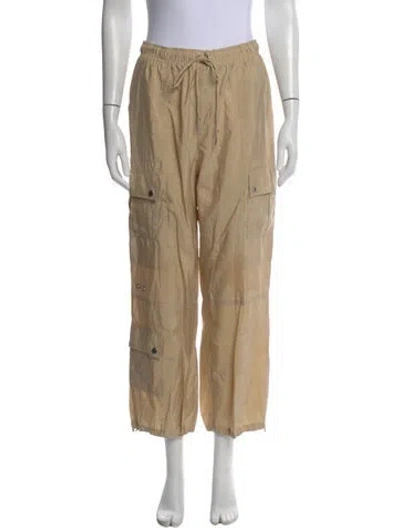 Pre-owned Cinq À Sept Wide Leg Pants In Neutral