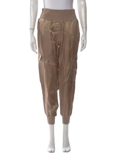 Pre-owned Cinq À Sept Wide Leg Pants In Neutral