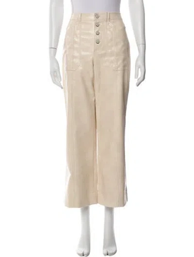 Pre-owned Cinq À Sept Wide Leg Pants In Neutral