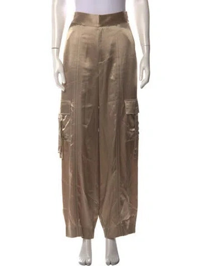Pre-owned Cinq À Sept Wide Leg Pants In Neutrals