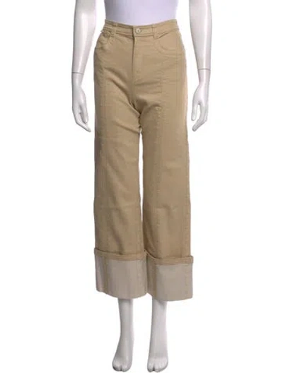 Pre-owned Cinq À Sept Wide Leg Pants In Neutrals