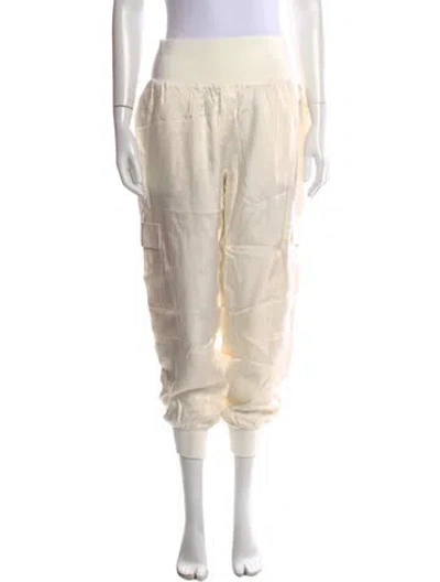 Pre-owned Cinq À Sept Wide Leg Pants In Neutrals
