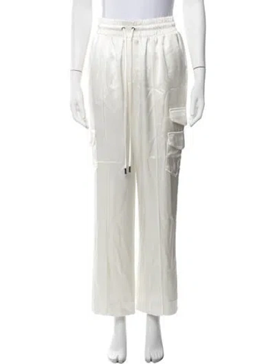 Pre-owned Cinq À Sept Wide Leg Pants In Neutrals