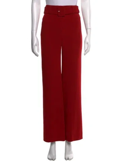 Pre-owned Cinq À Sept Wide Leg Pants In Orange