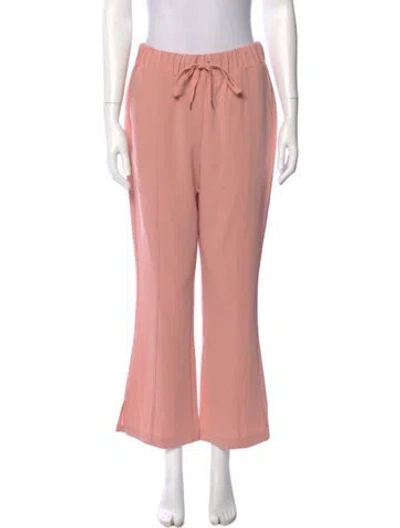 Pre-owned Cinq À Sept Wide Leg Pants In Pink