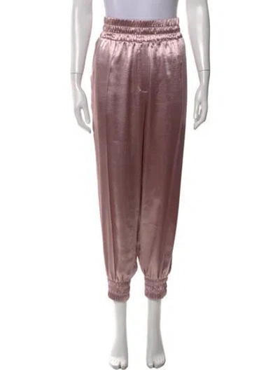 Pre-owned Cinq À Sept Wide Leg Pants In Pink