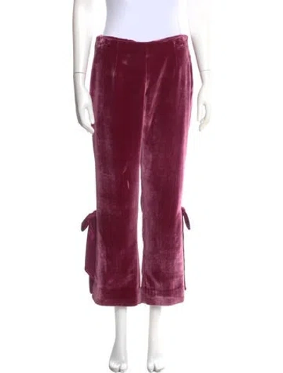 Pre-owned Cinq À Sept Wide Leg Pants In Purple