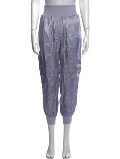 Pre-owned Cinq À Sept Wide Leg Pants In Purple