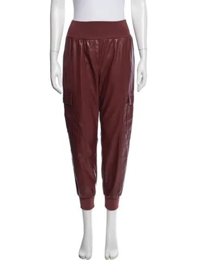 Pre-owned Cinq À Sept Wide Leg Pants W/ Tags In Burgundy