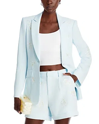 Cinq À Sept Cinq A Sept Wildflower Bouquet Blazer In Glacial Blue Mu