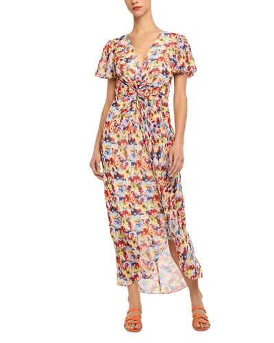 Cinq À Sept Cinq A Sept Wildflower Bunch Gale Dress In Brown