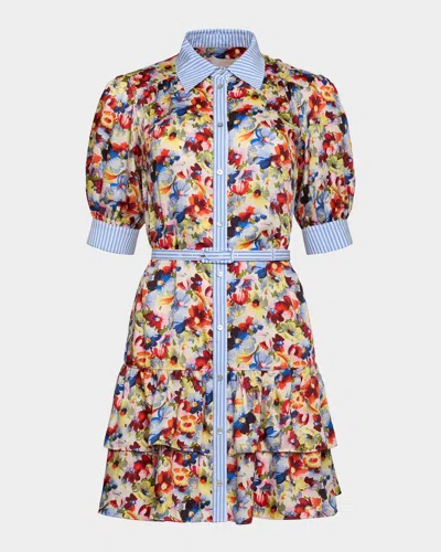 Cinq À Sept Wildflower Bunch Emry Dress In Multi