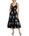 Cinq À Sept Cinq A Sept Wildflower Whimsy Vernetta Dress In Black