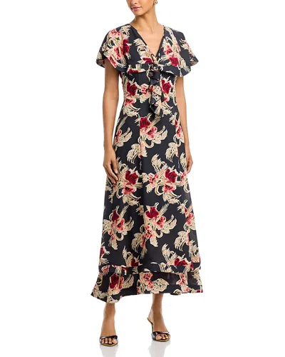 Cinq À Sept Cinq A Sept Wilted Poppy Antonetta Dress In Blue