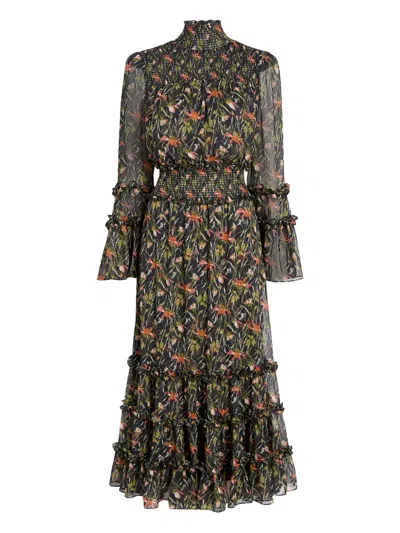 Cinq À Sept Windswept Meadow Kinsley Dress In Multi