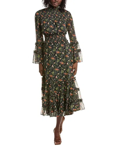 Cinq À Sept Windswept Meadow Kinsley Maxi Dress In Green