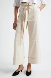 Cinq À Sept Cinq A Sept Winona Brushed Twill Pants In Oat Milk