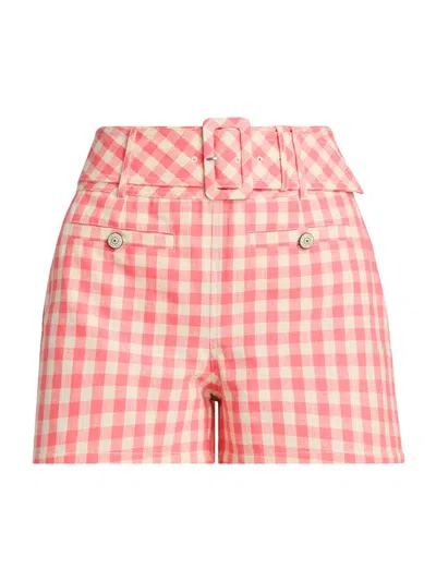 Cinq À Sept Women's Allie Cotton Gingham Shorts In Multi